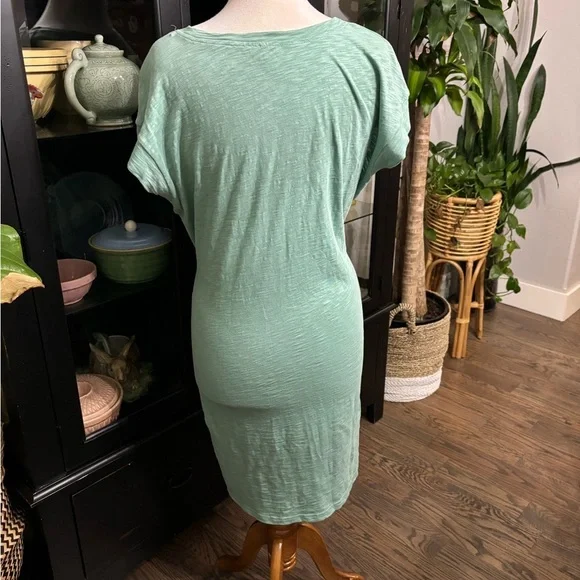 👗 J.Crew Factory Knit Tie-Waist Mini Dress – Size Large 🌿 - Picture 7 of 10